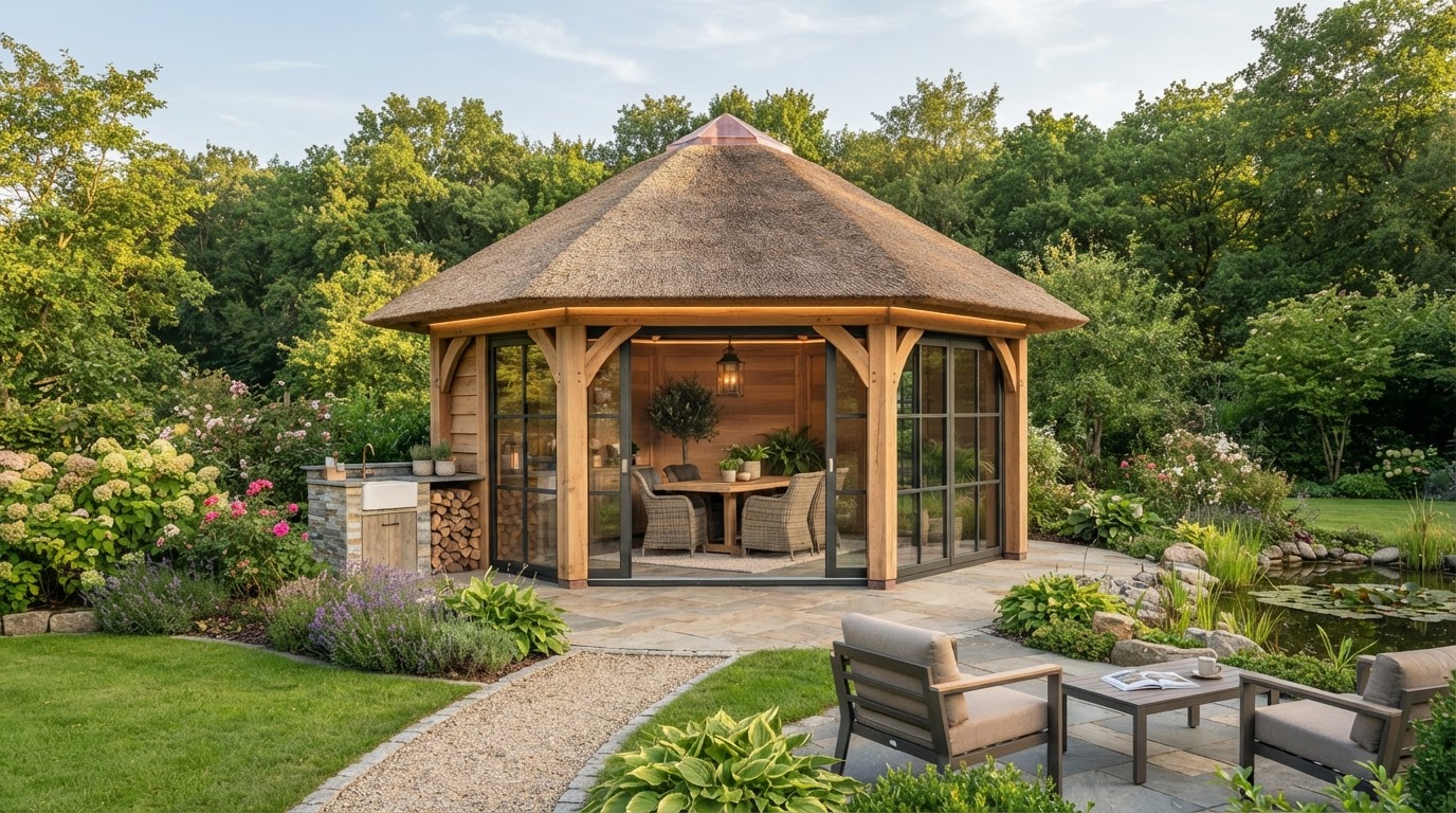 Holzpavillon nach Maß