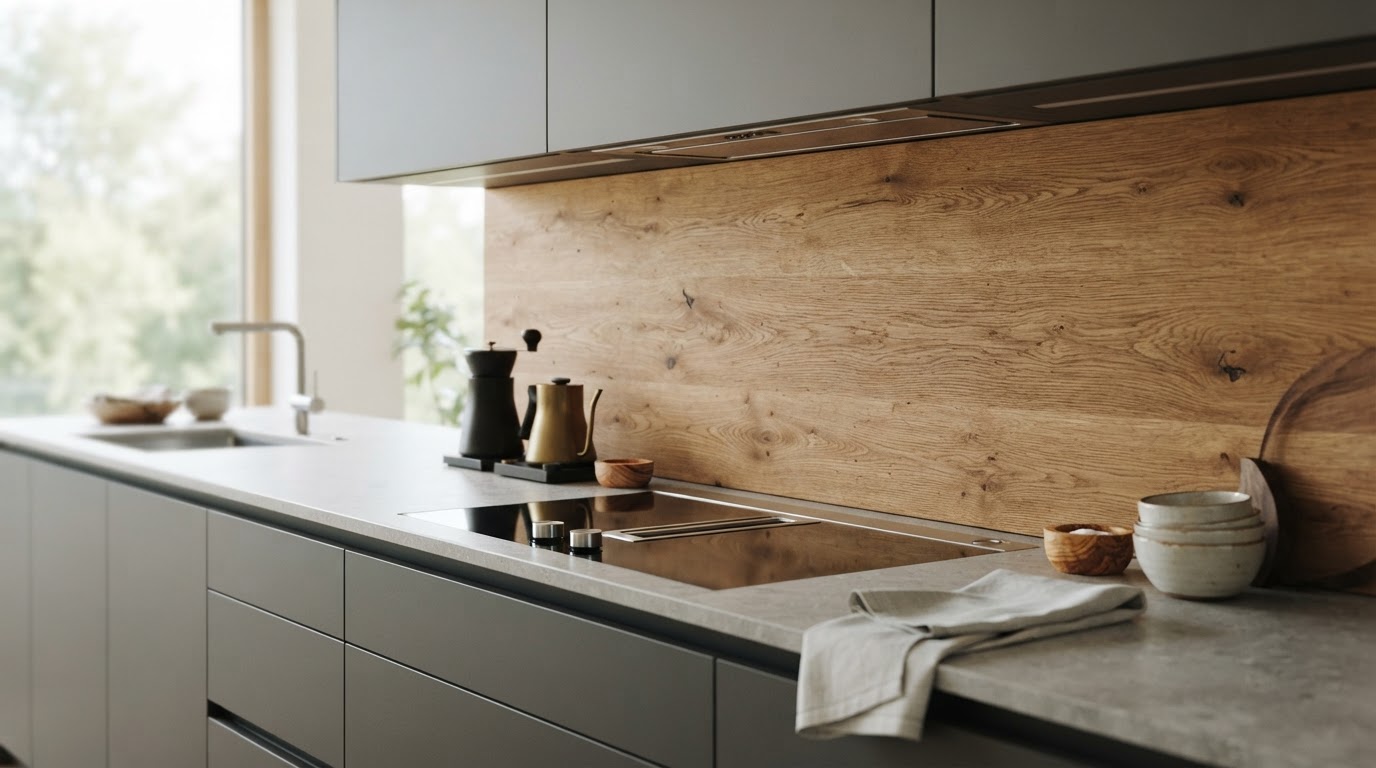 Holz Küchenrückwand