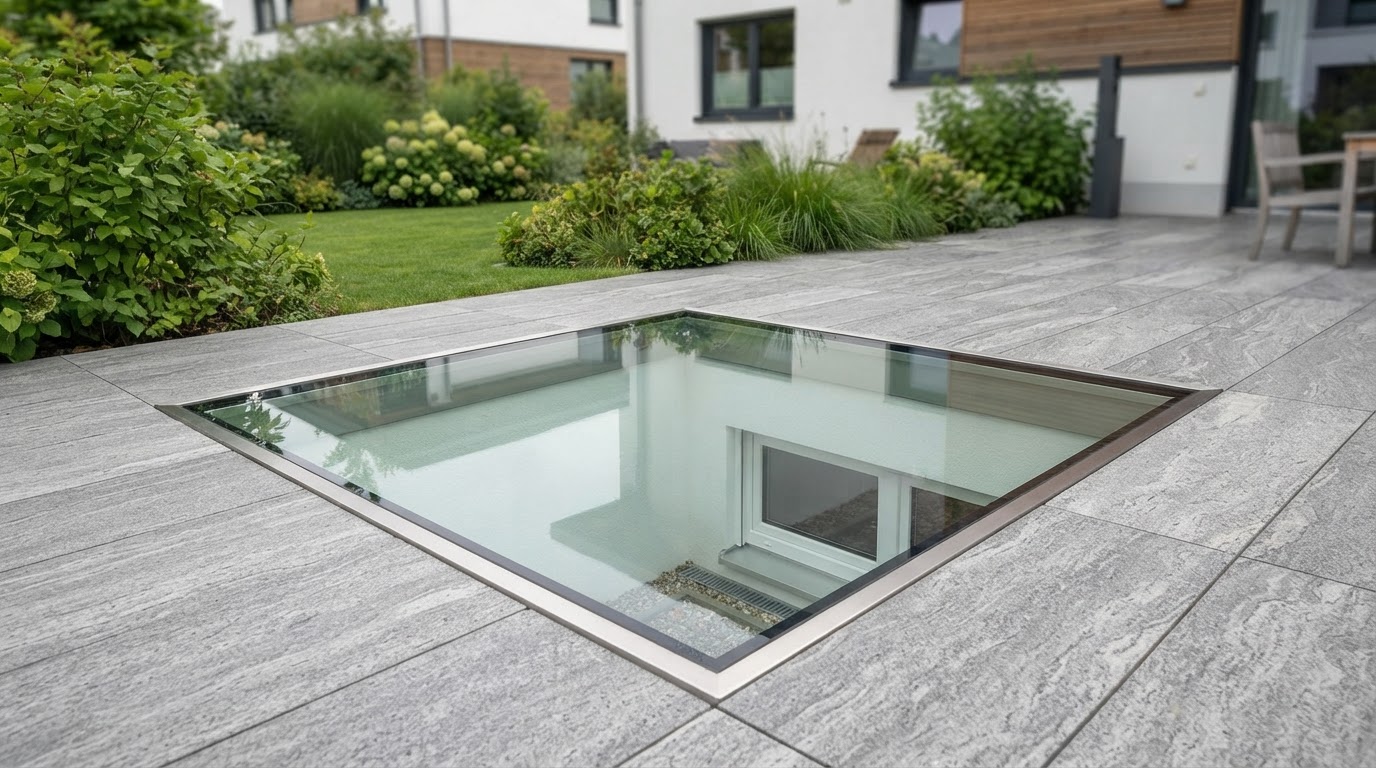 Begehbare Glas-Lichtschachtabdeckung