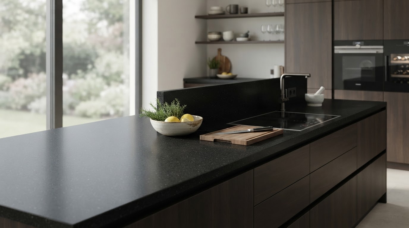 Nero Assoluto Steinplatte