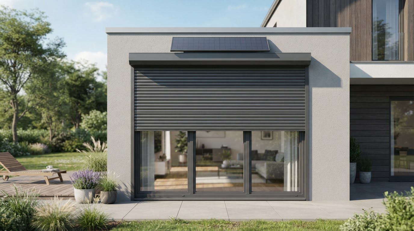 Solar-Rollladen nach Maß