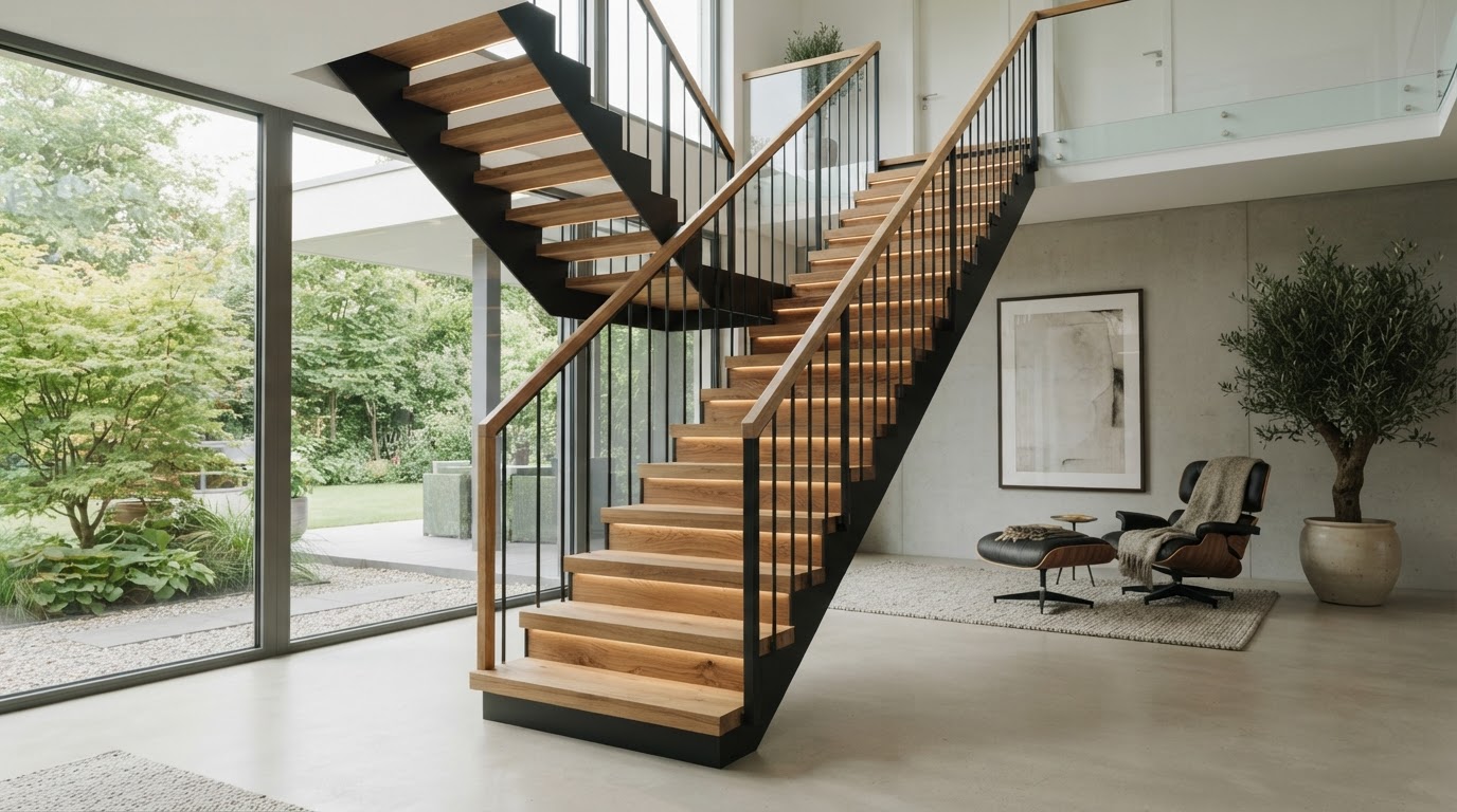 maßgefertigte treppe