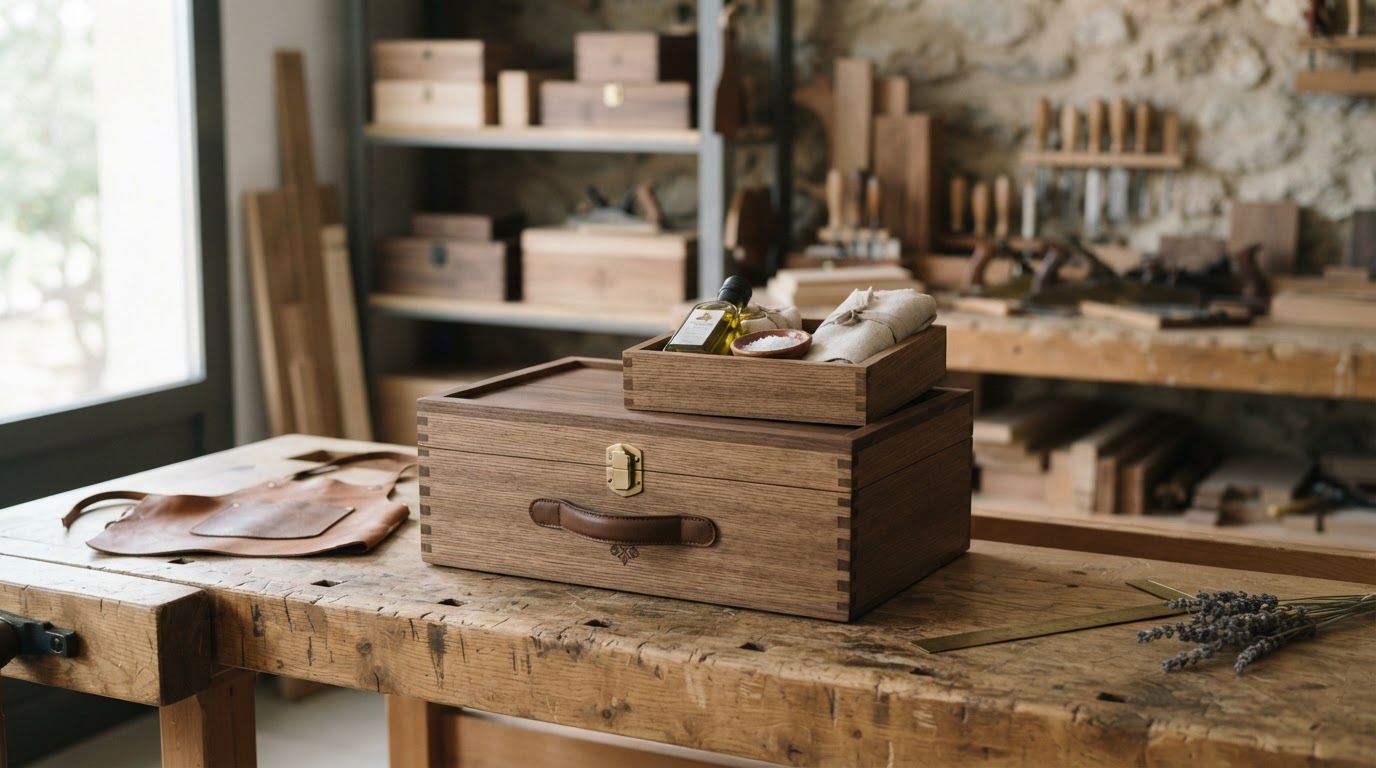 caja de madera personalizada