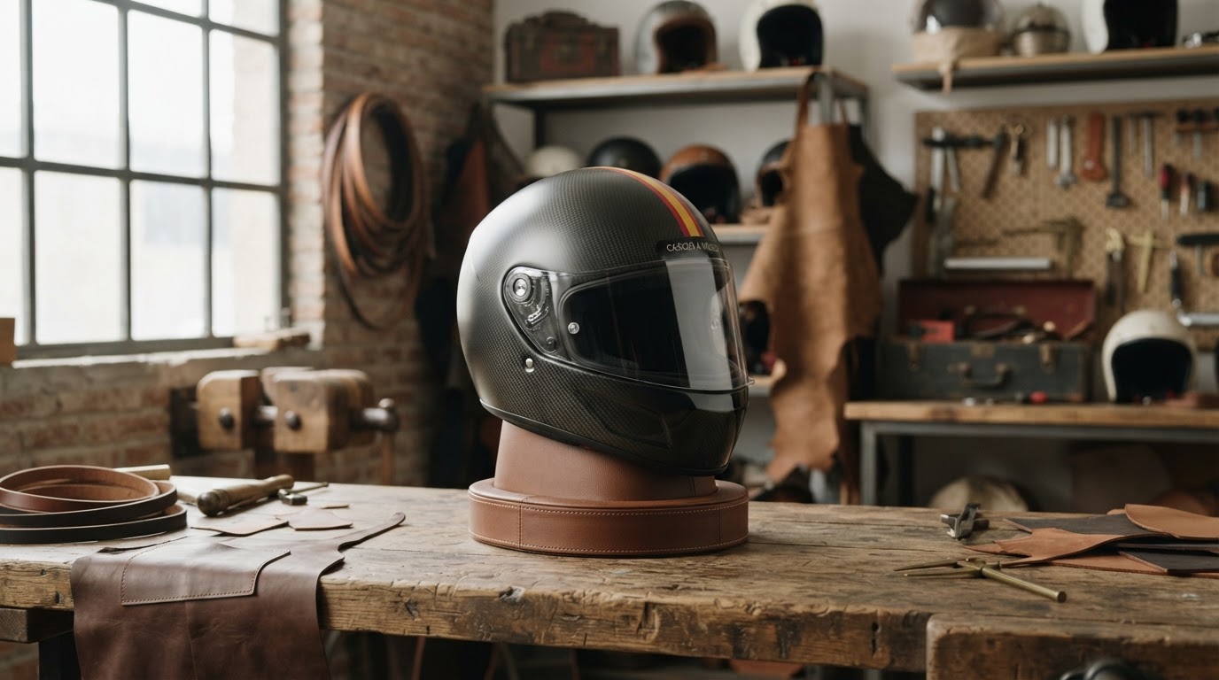 casco de moto a medida