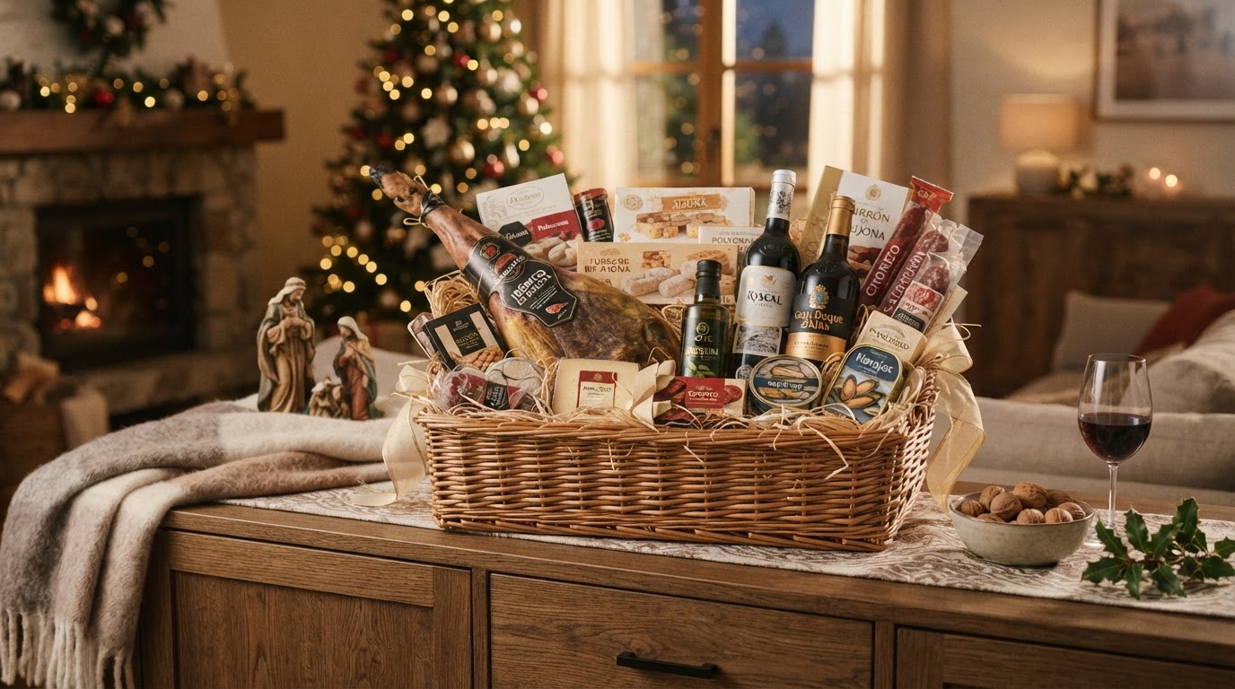 cesta de navidad personalizada