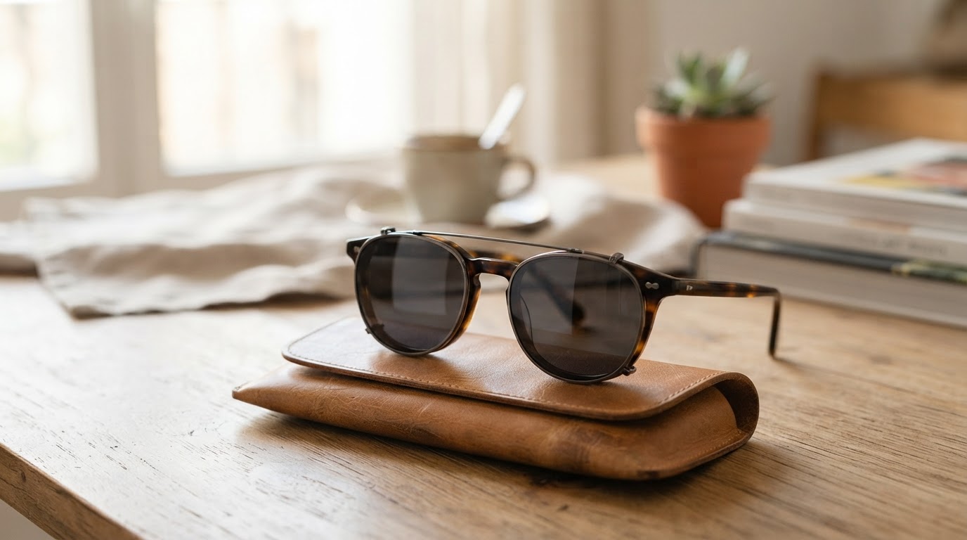 clip para gafas de sol a medida