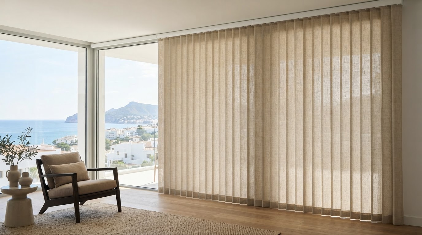 cortinas verticales a medida