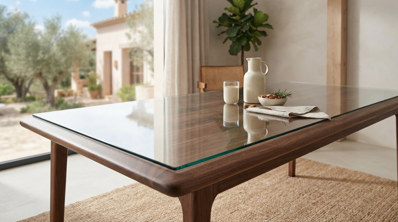 cristal a medida para mesa