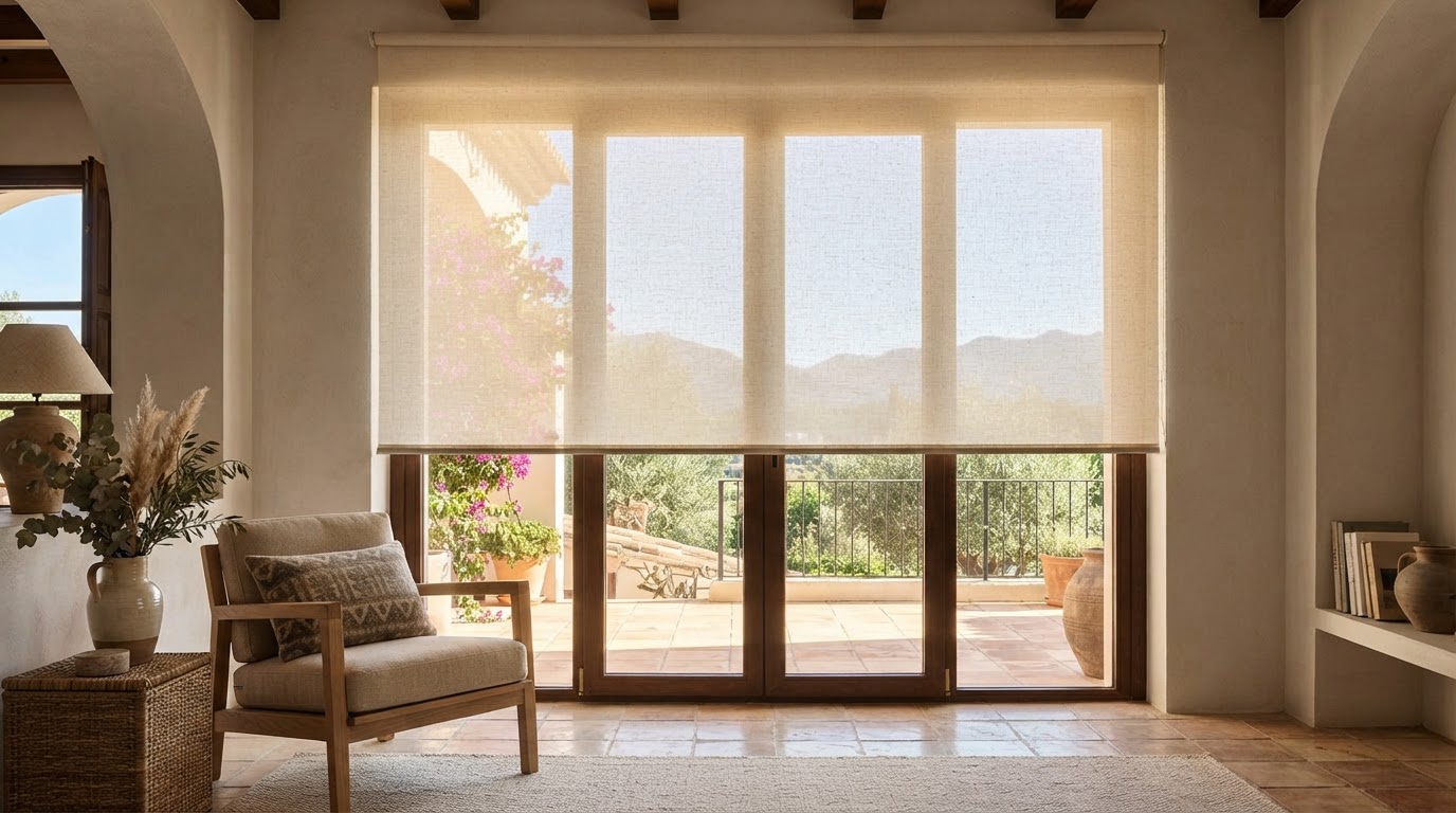 Estor a medida en una ventana