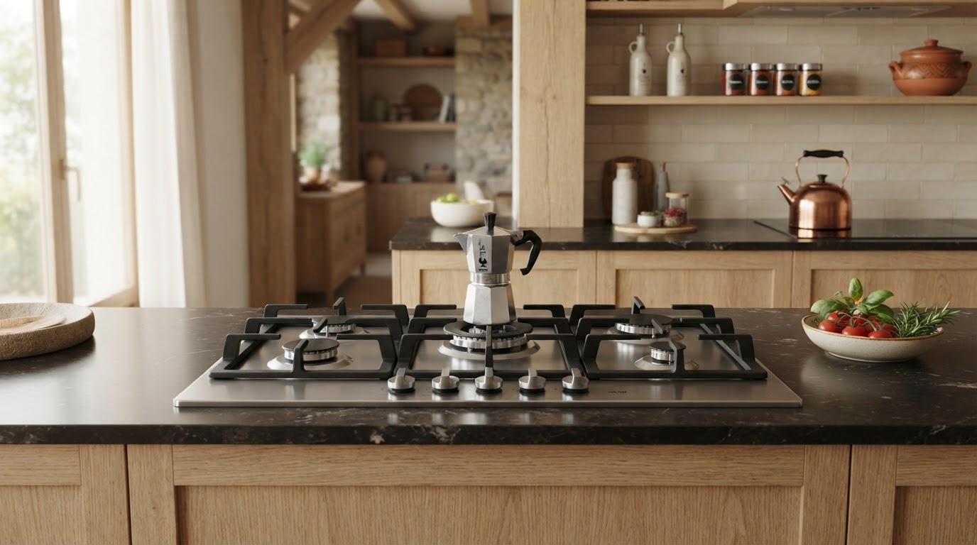 Cocina de gas a medida