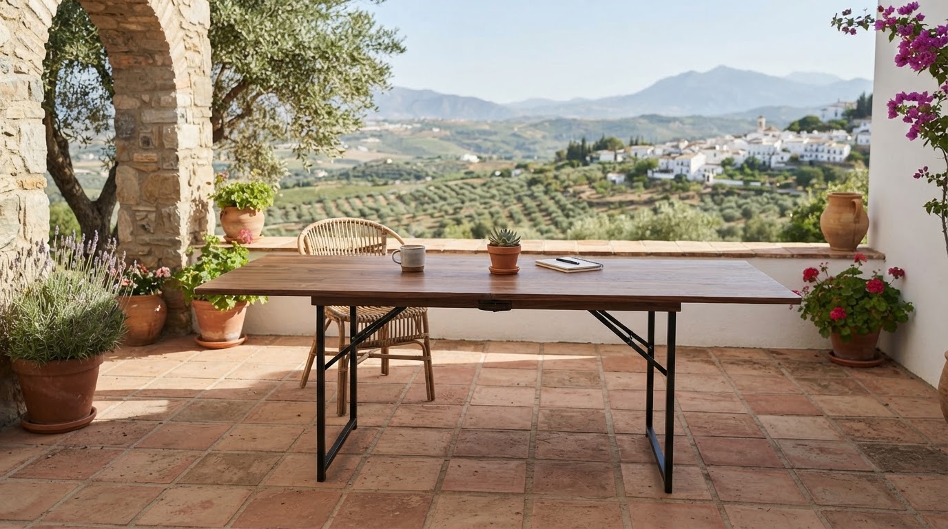 mesa plegable a medida