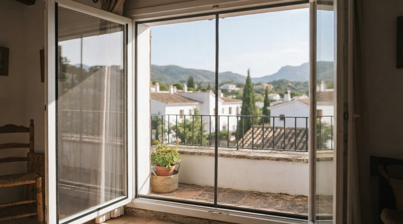 mosquitera de velcro a medida