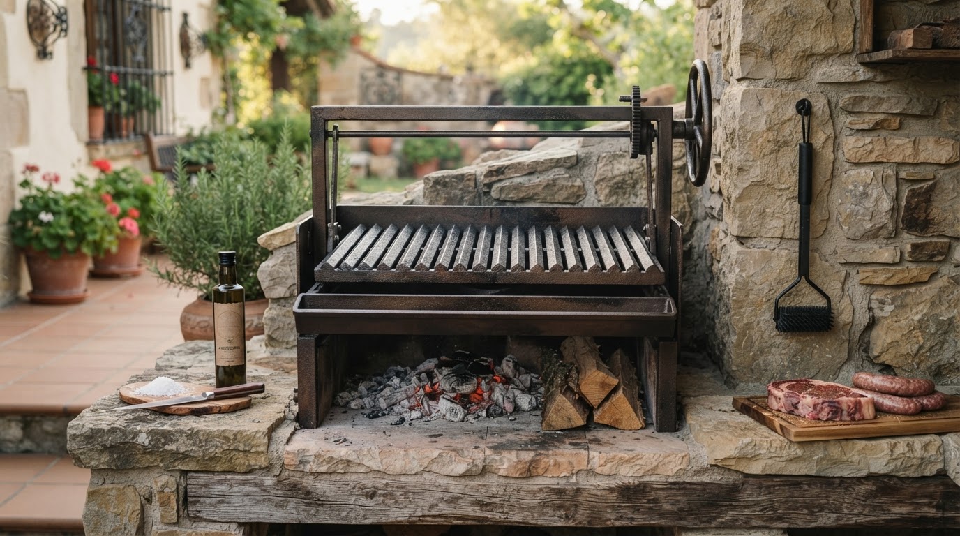 Parrilla de hierro fundido a medida