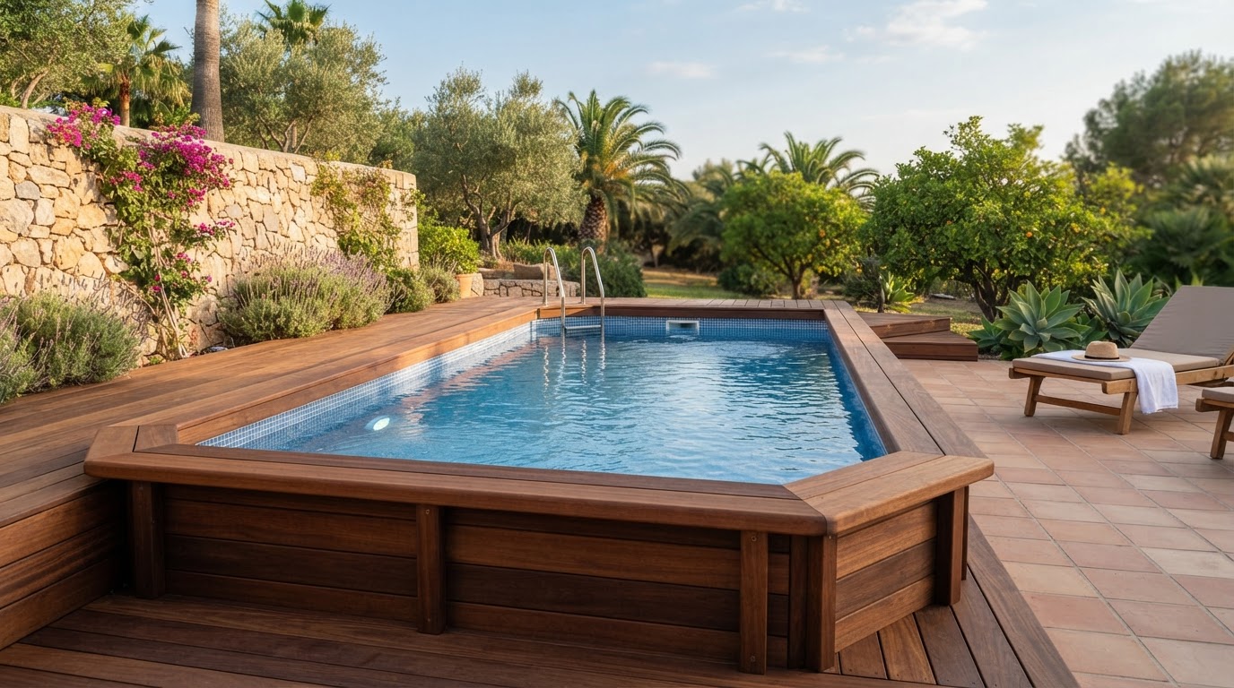 piscina de madera a medida