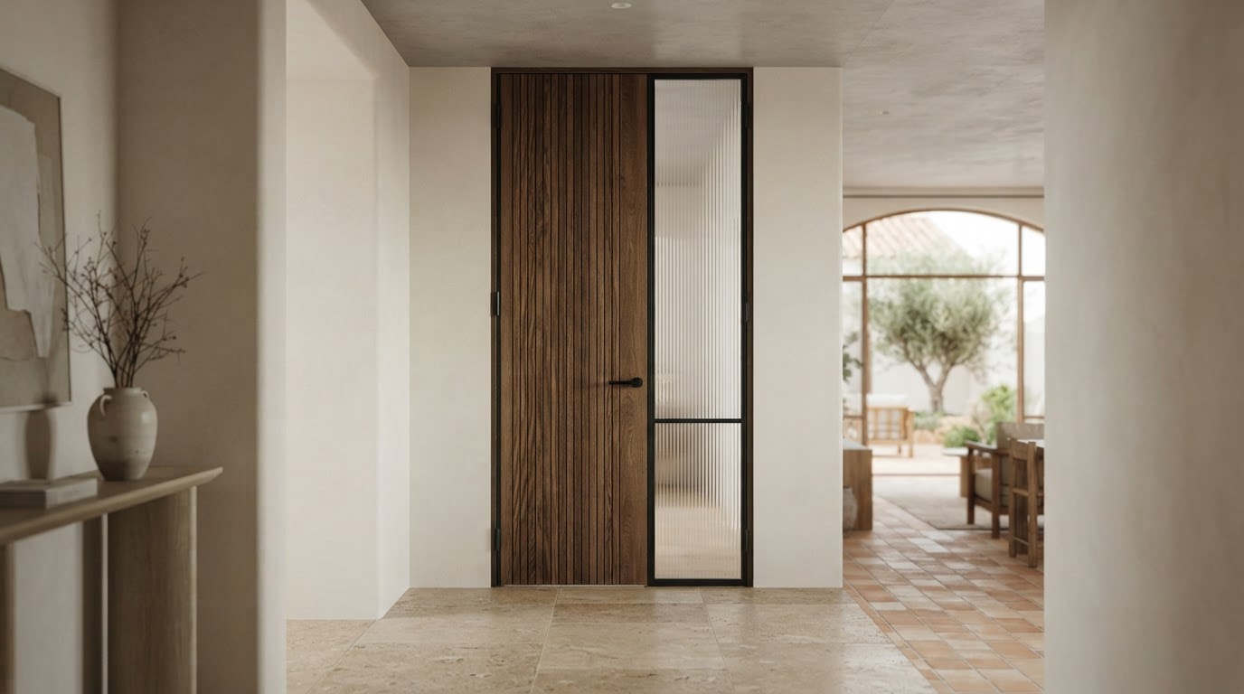 Puerta de madera a medida