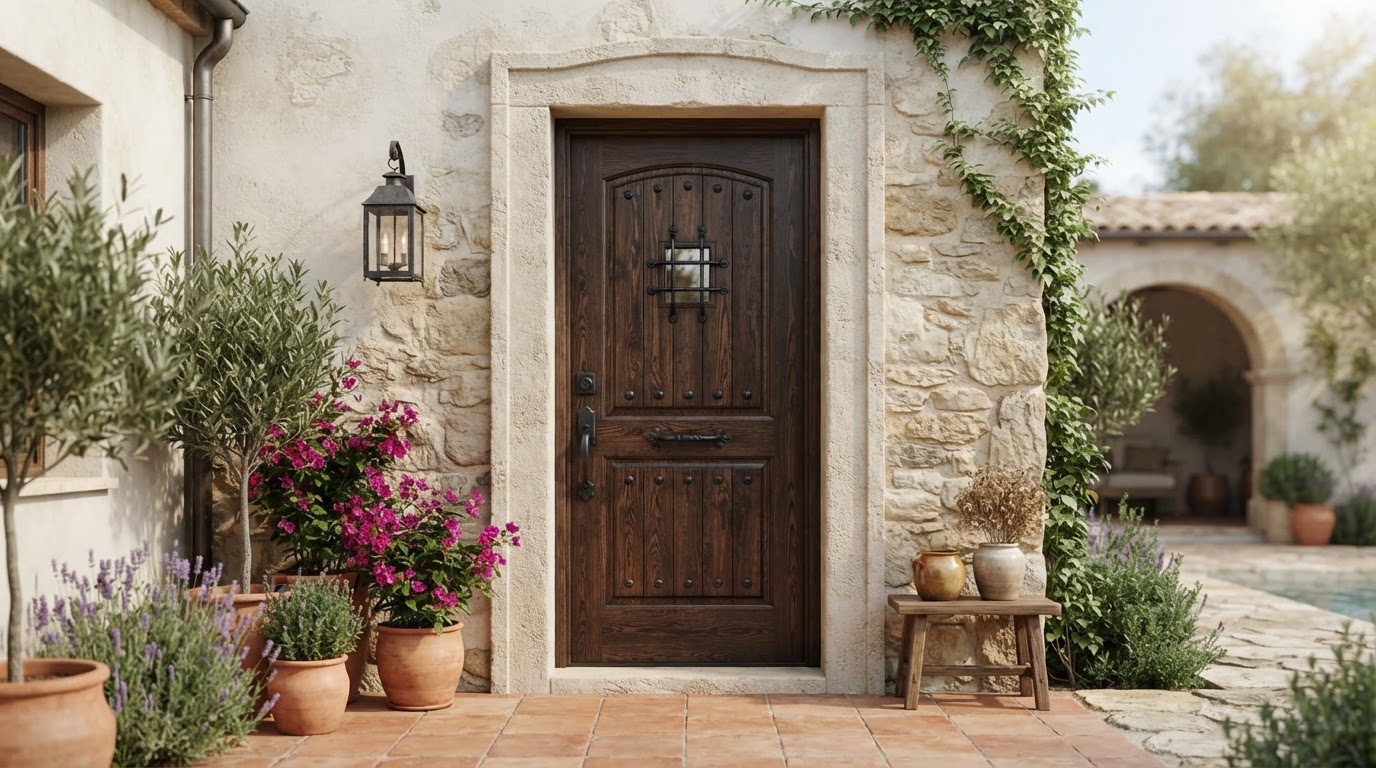 Puerta exterior a medida