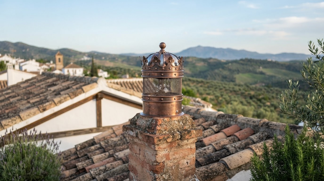 sombrerete de chimenea a medida