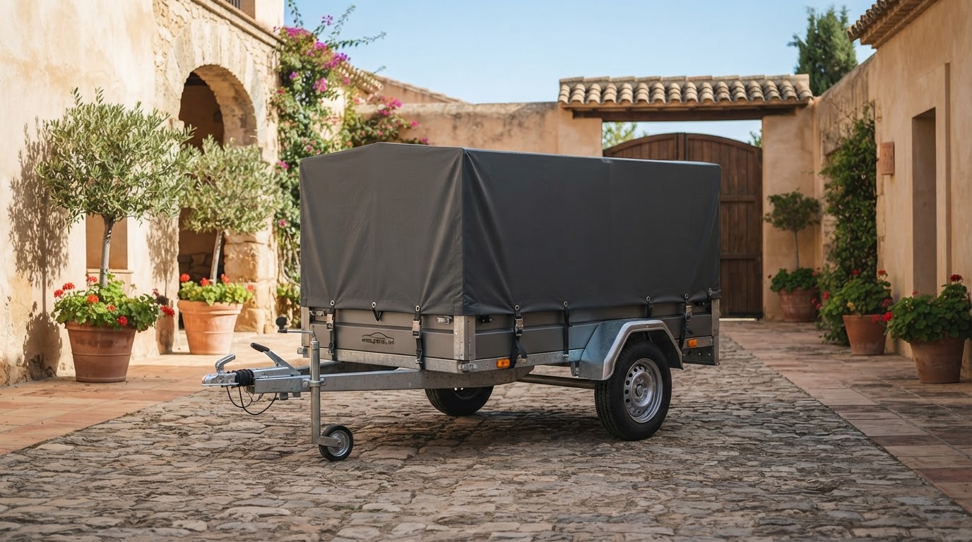 tapa de remolque a medida