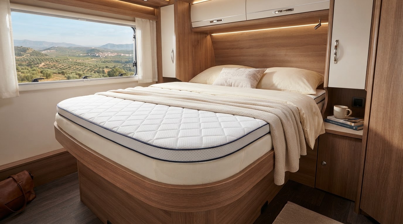 topper de cama para autocaravana a medida
