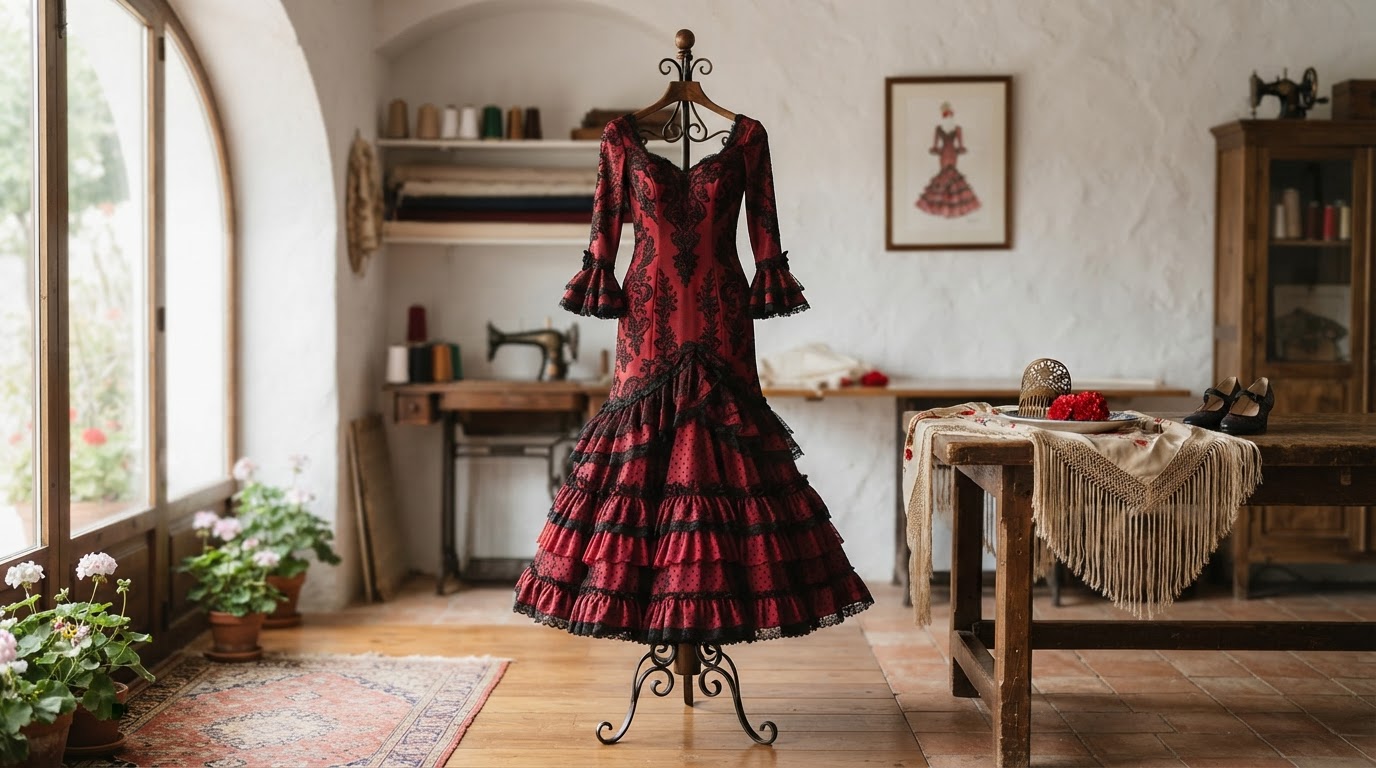 traje de flamenca a medida