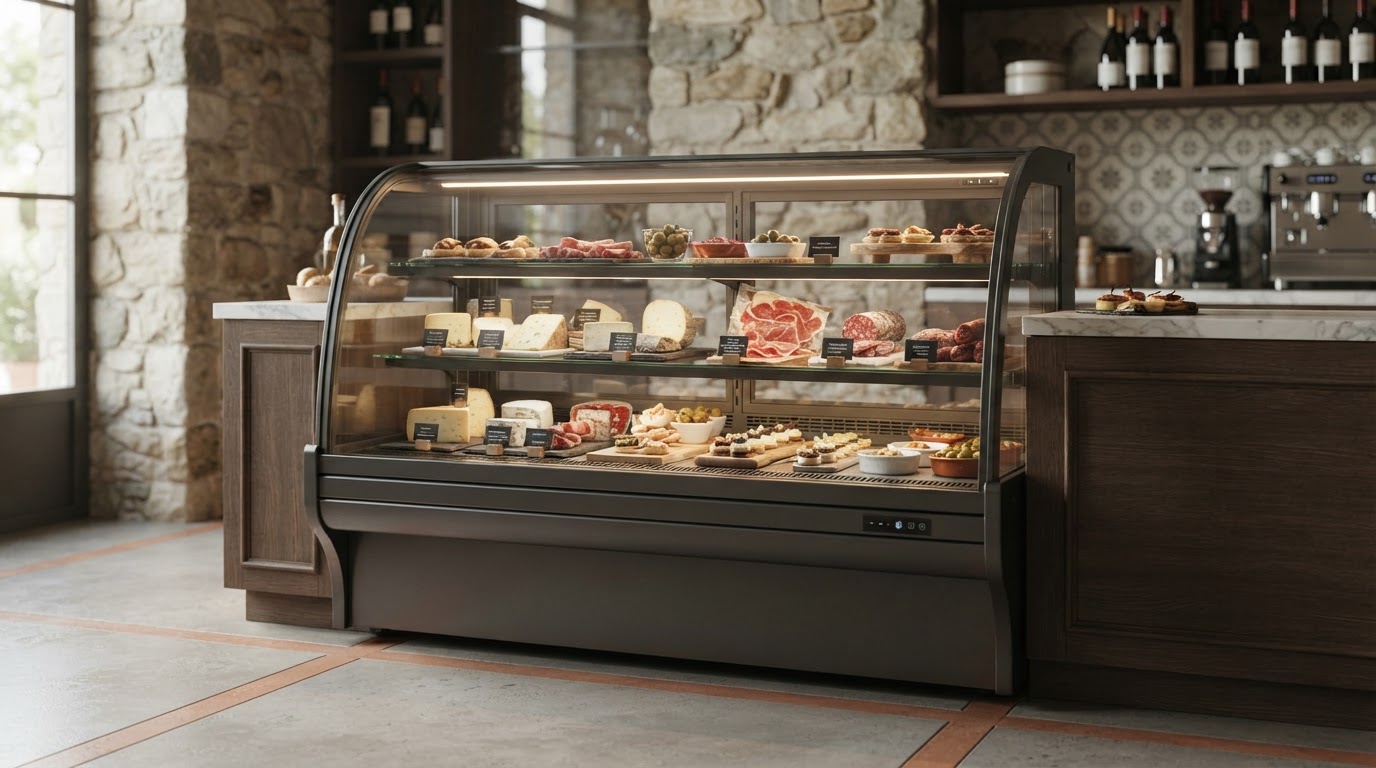 vitrina refrigerada a medida