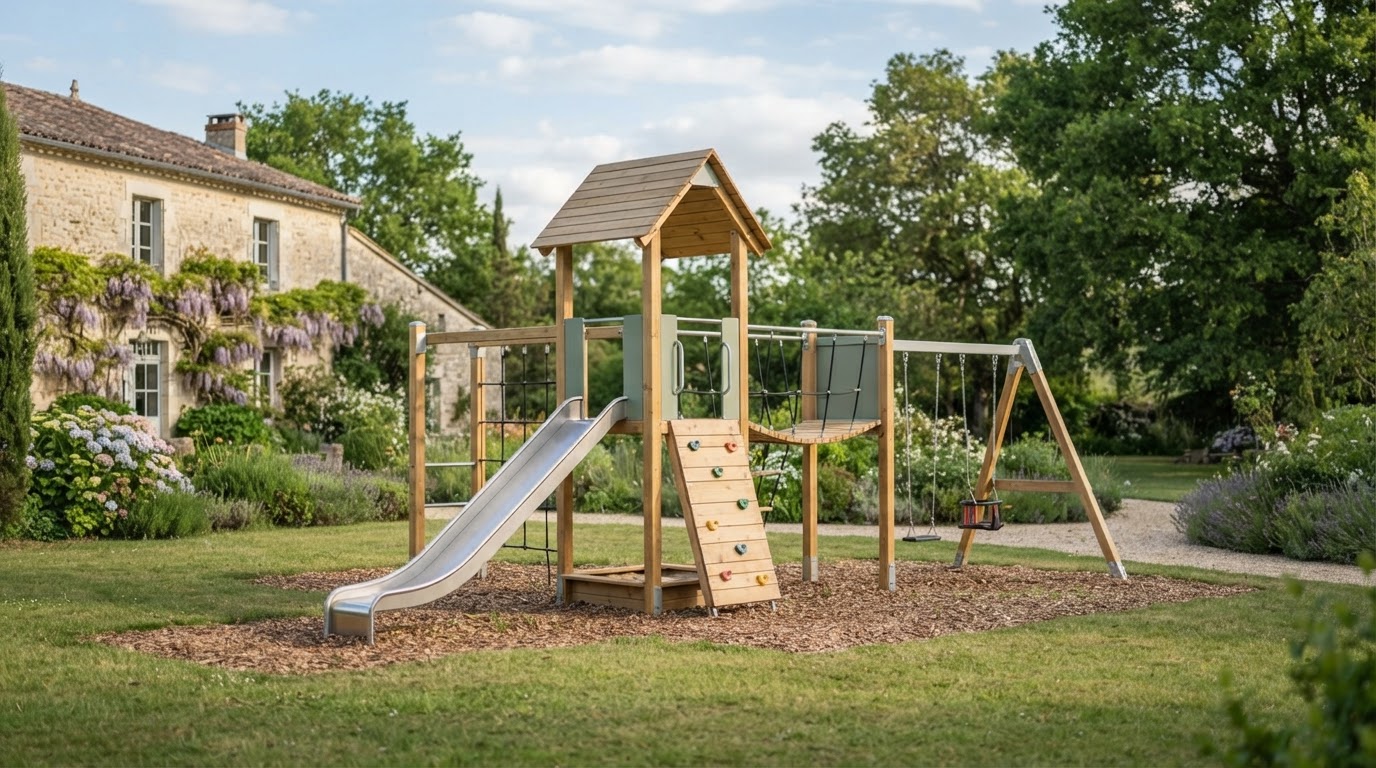 aire de jeux enfant sur mesure