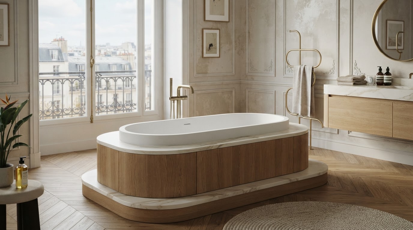 Baignoire sur mesure design