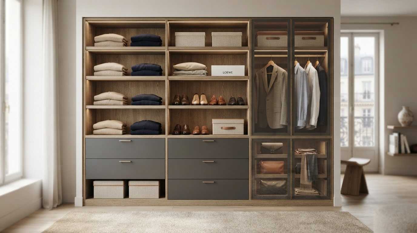 boîte de rangement sur mesure