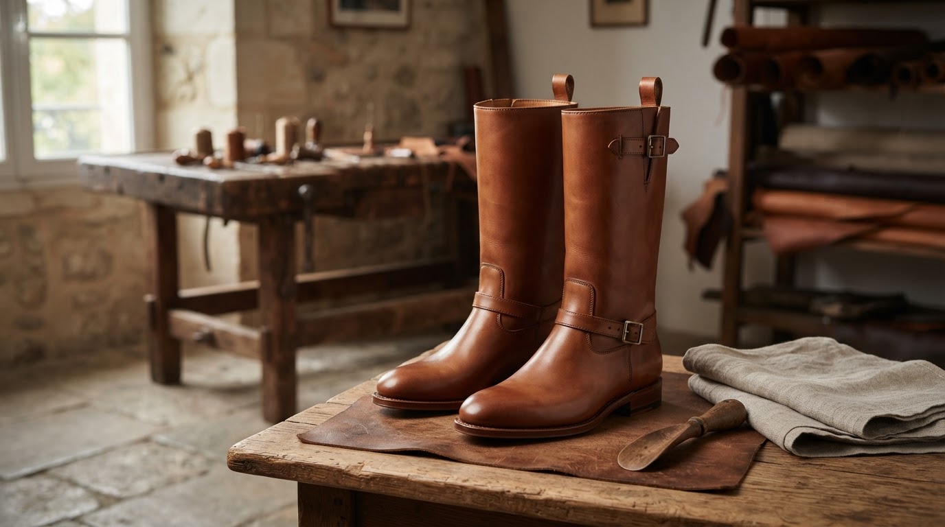 Bottes sur mesure pour mollets larges