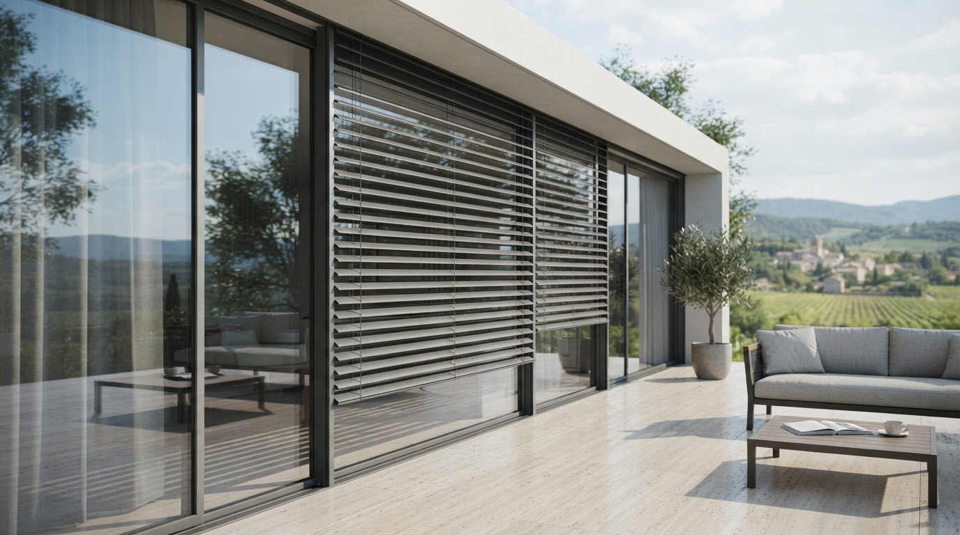 Brise-soleil orientable sur mesure