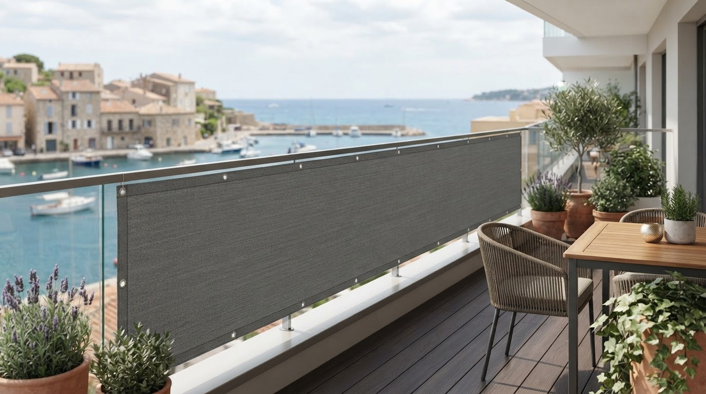 Brise-vue sur mesure pour balcon