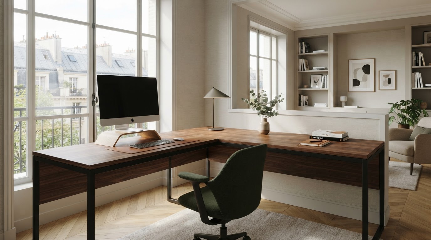 Bureau d'angle sur mesure