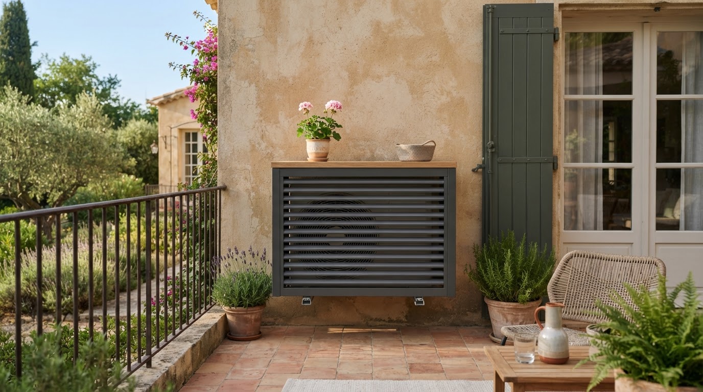 Cache climatiseur sur mesure