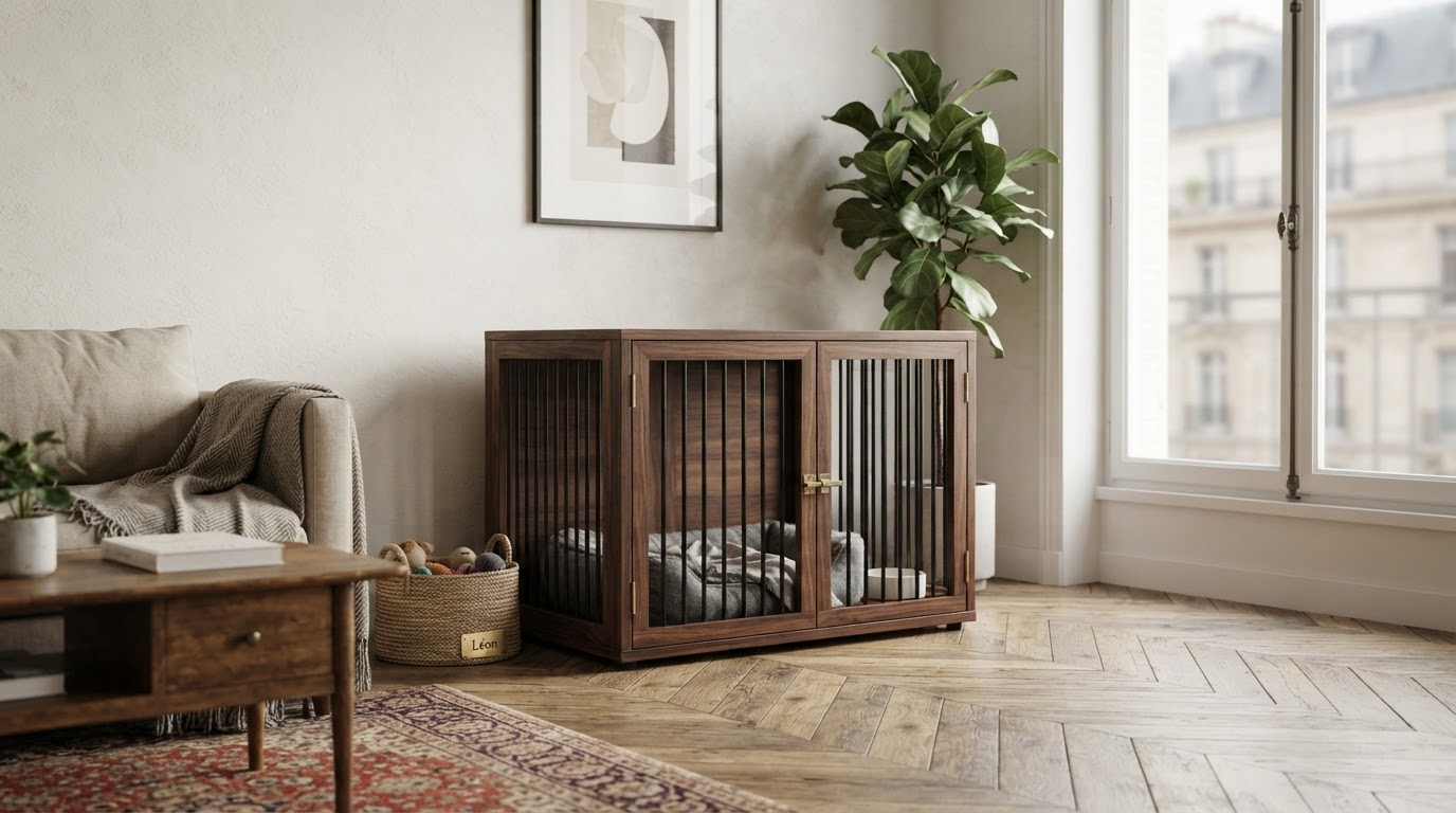 Cage pour chien sur mesure