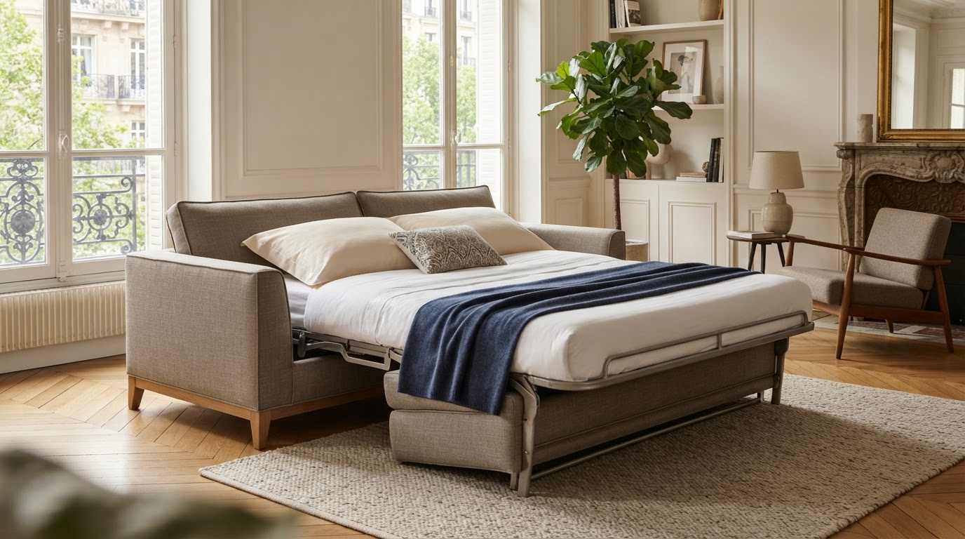 canapé convertible sur mesure