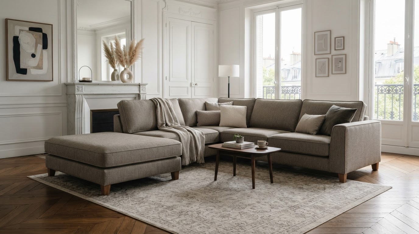 canapé d'angle sur mesure