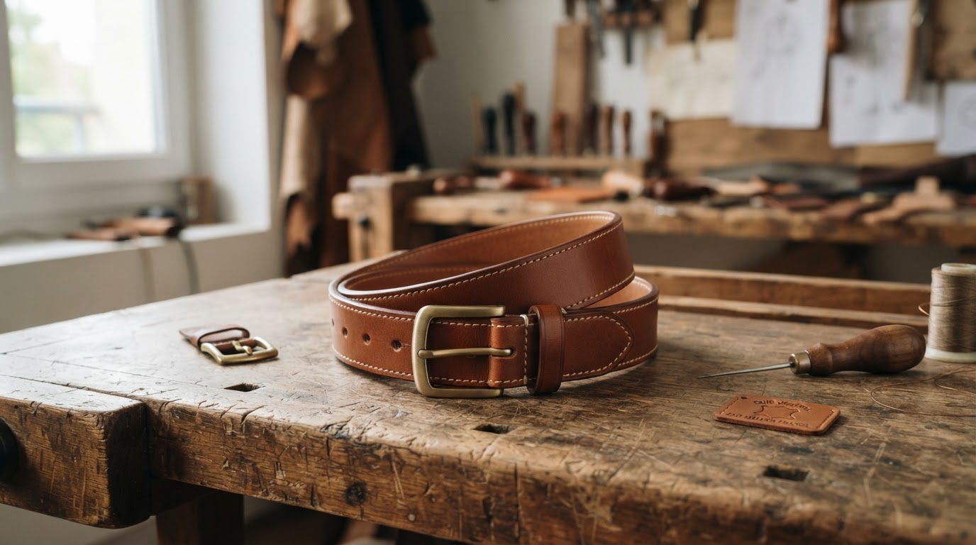 ceinture en cuir sur mesure