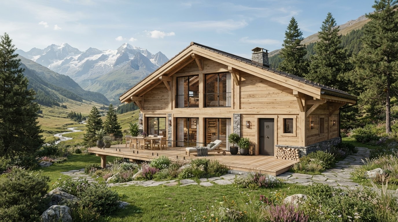 Chalet en bois sur mesure