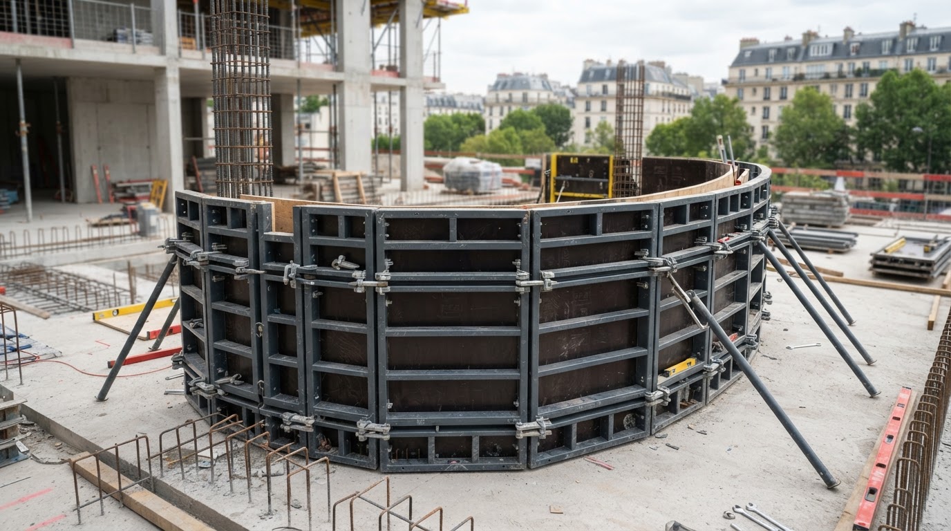 coffrage en bois sur mesure