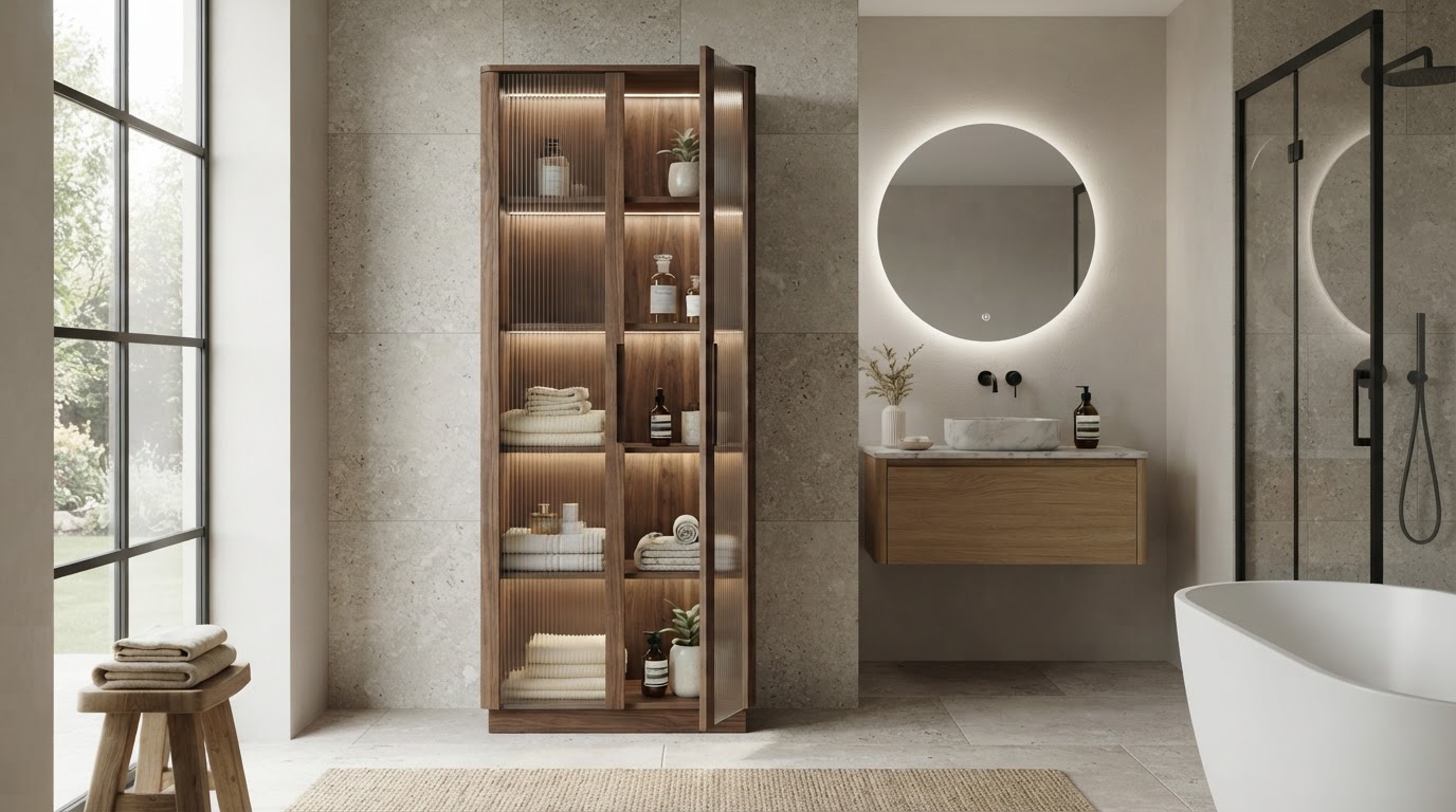 colonne de salle de bain sur mesure