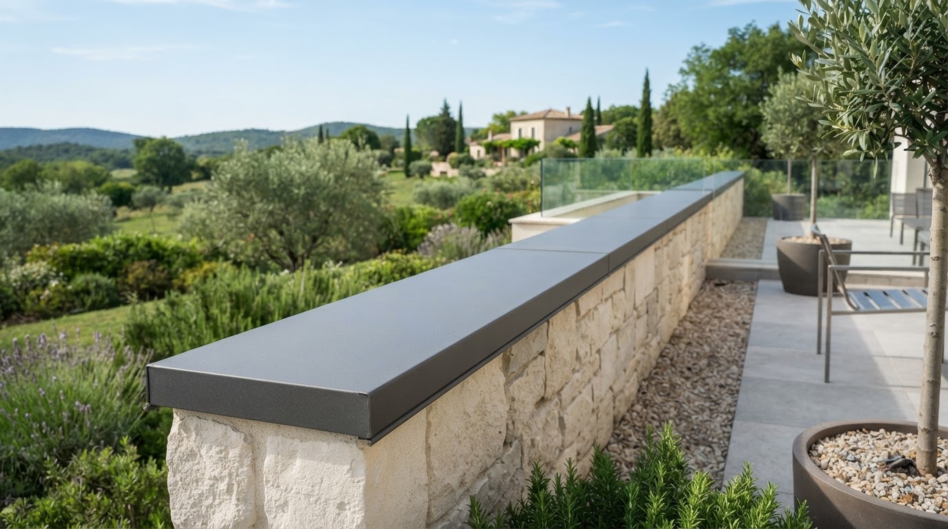 Couvertine aluminium sur mesure
