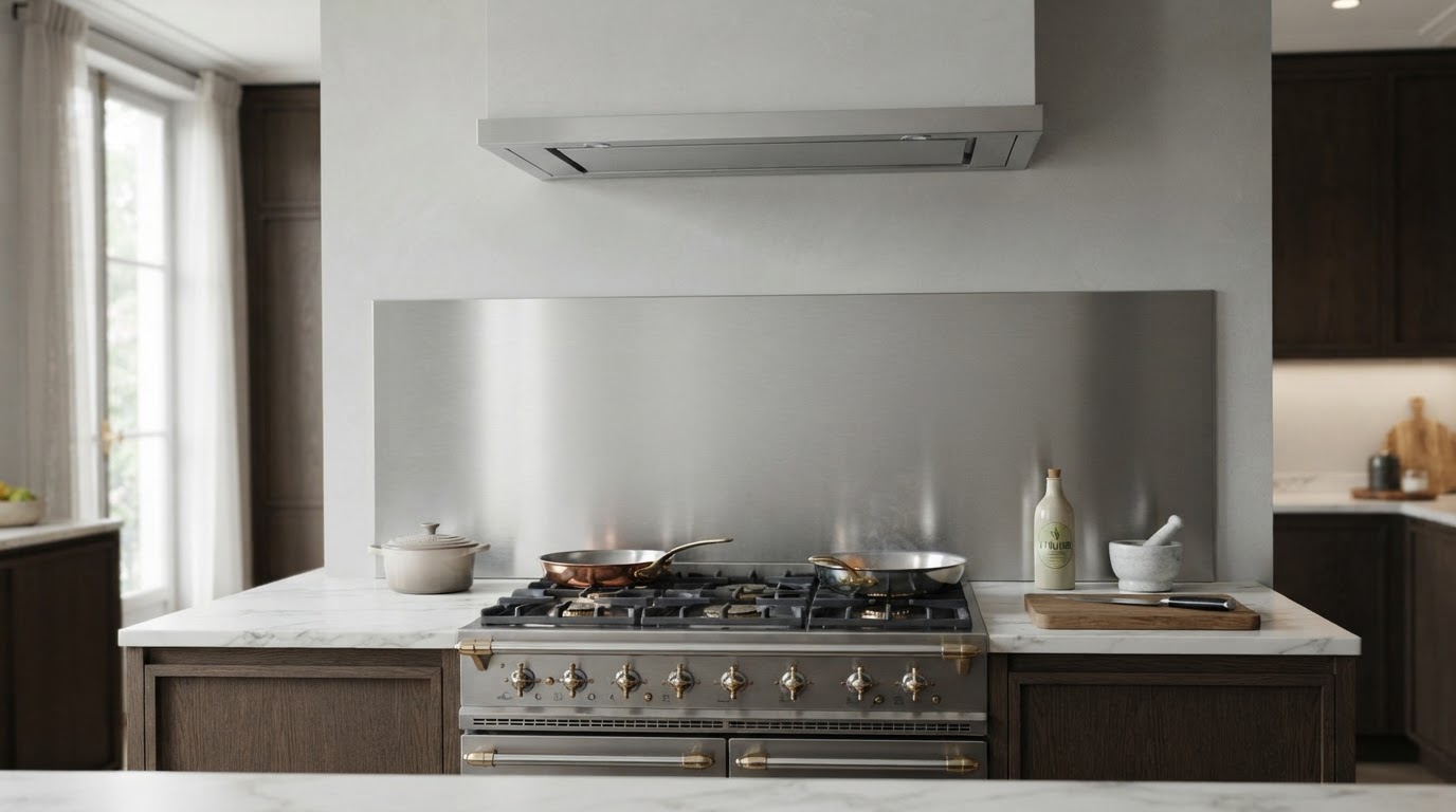 crédence en inox sur mesure