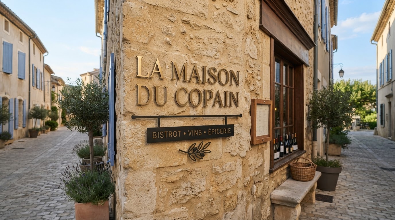 enseigne sur mesure