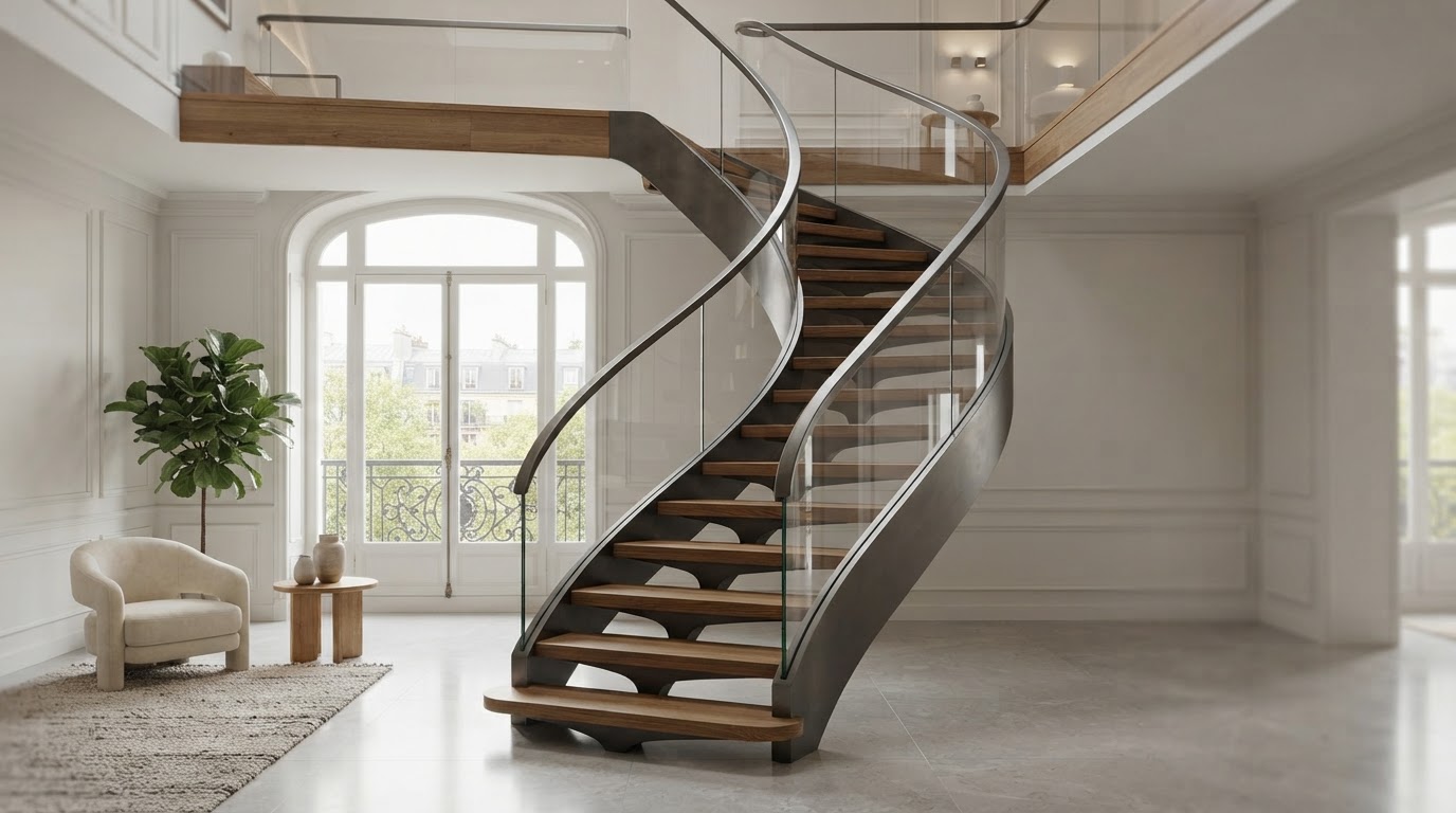escalier colimaçon sur mesure