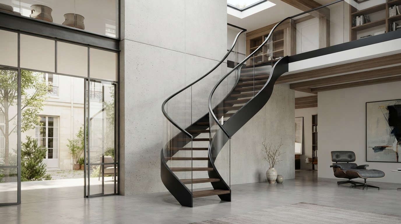 Escalier métallique sur mesure