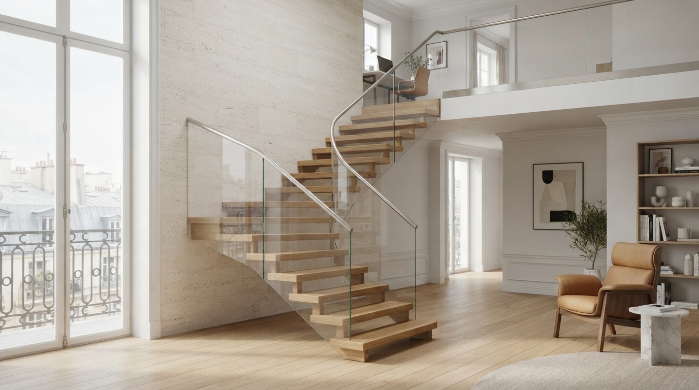 escalier meuble sur mesure