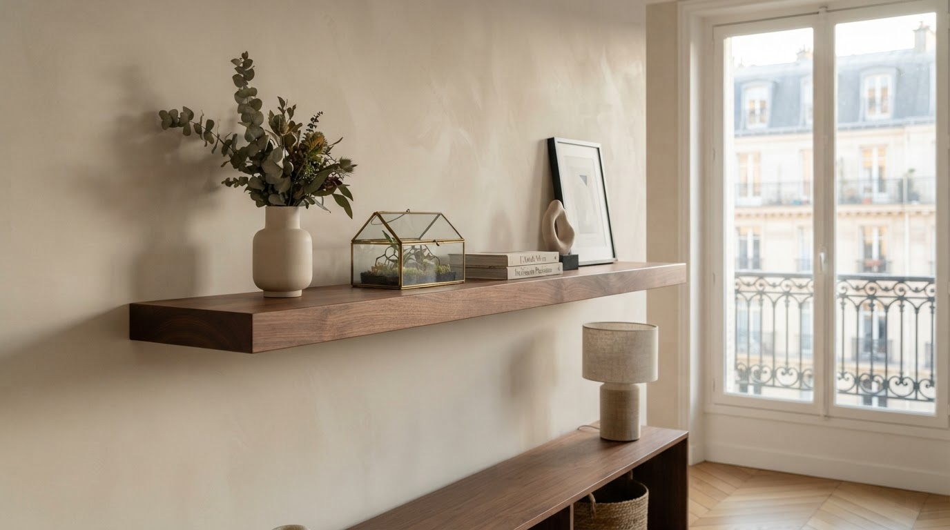 Étagère flottante sur mesure