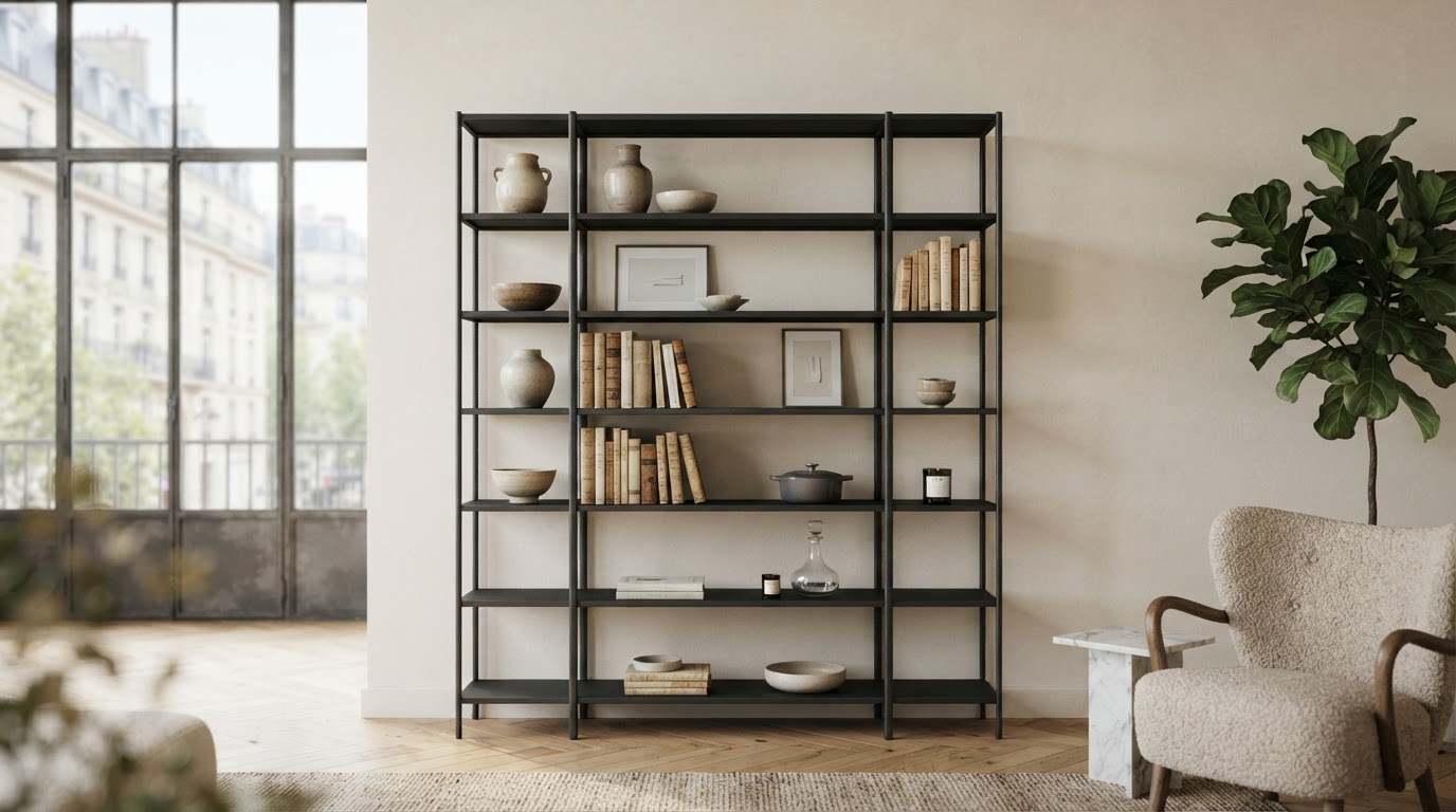 Étagère métallique sur mesure