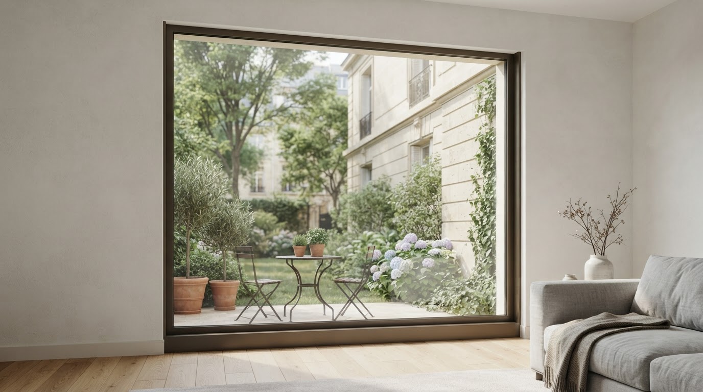 fenêtre fixe sur mesure