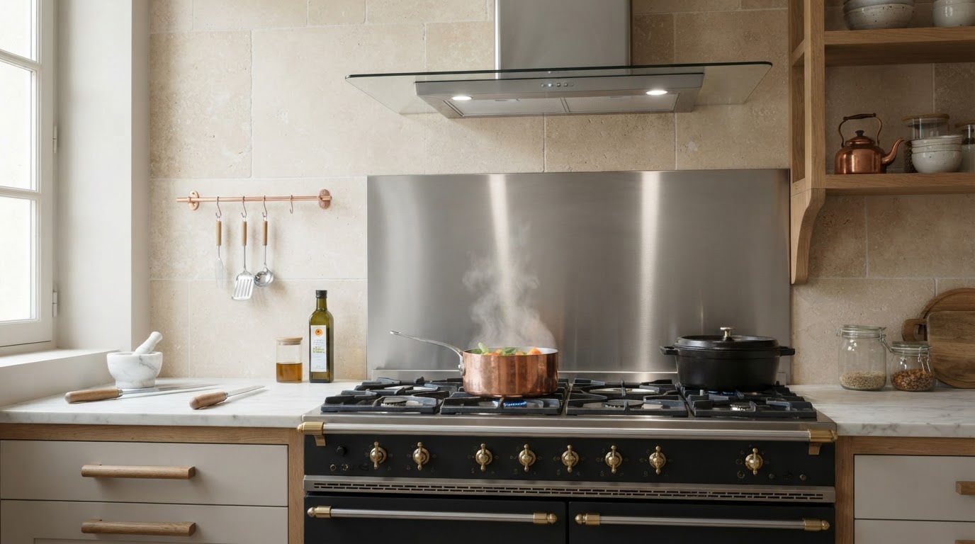 Plaque de cuisson en inox